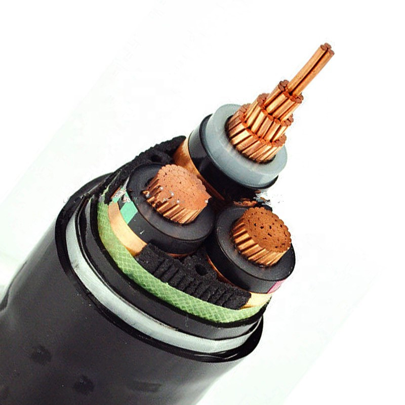 IEC 60502-2 XLPE insulated,copper tape screened,steel tape armored power cable  for voltages from 6kV up to 35kV