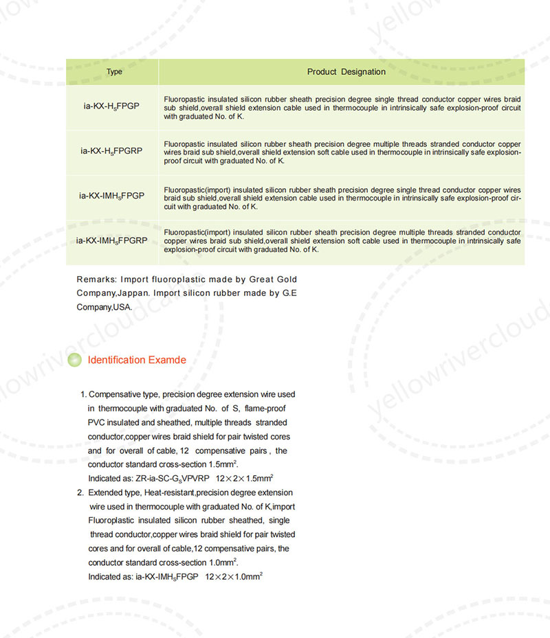 Exten Cables in Thermocouple in Intrinsically Safe Explosion-proof Measurement System 4