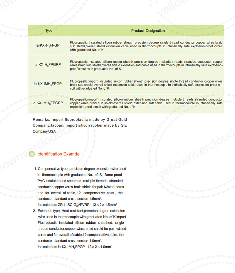 Exten Cables in Thermocouple in Intrinsically Safe Explosion-proof Measurement System 4