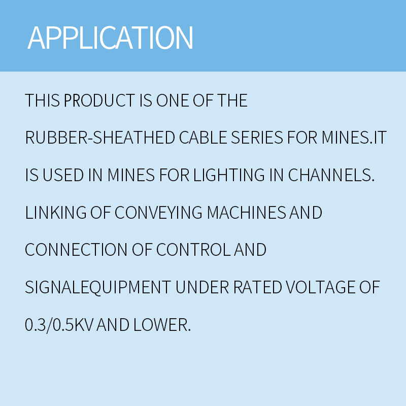 Mobile,Light Type Rubber-sheathed Mining Soft Cables 3