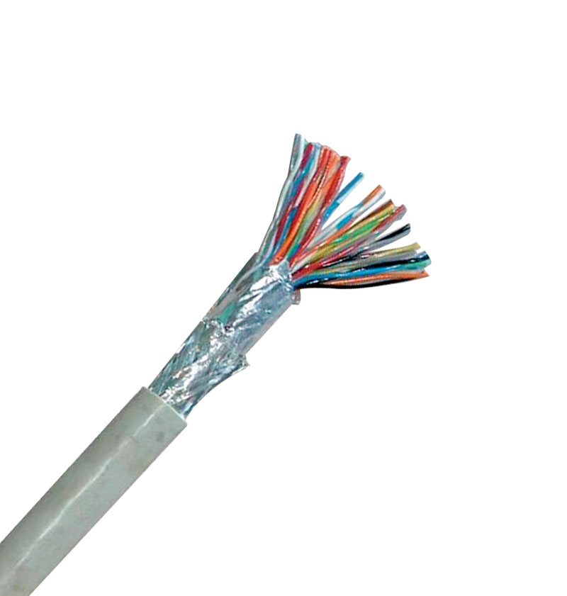 PE Insulated Overall Twisted Plastics Sheathed  Signal Cable