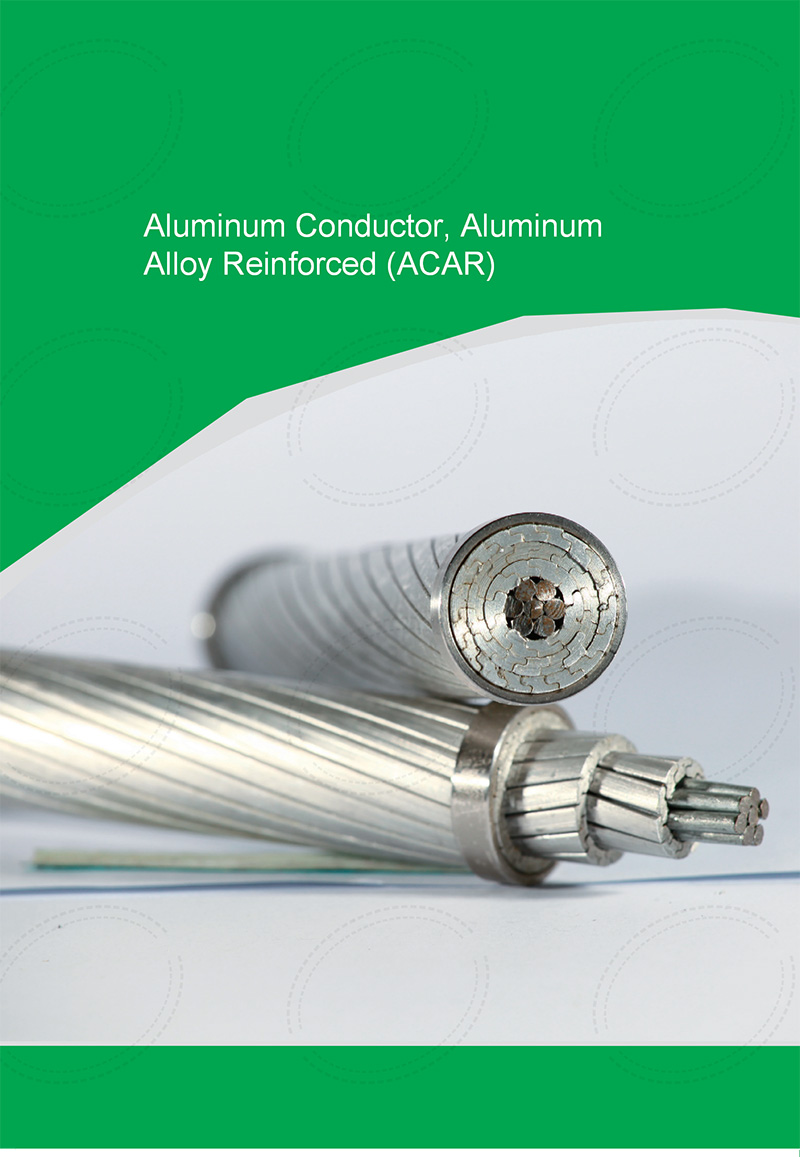 Aluminum Conductor,Aluminum Alloy Reinforced (ACAR),Product display diagram